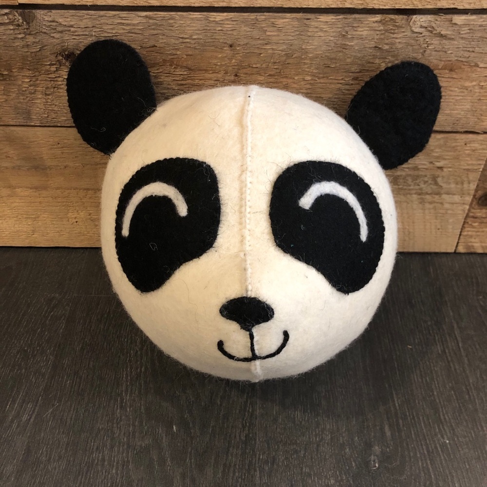 Decorative panda head - tete de panda decorative